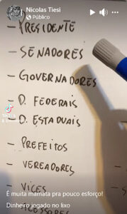 É muita mamata pra pouco esforço! Dinheiro jogado no lixo Presidentes senadores governadores d.federais d.estadual prefeitos vereadores vices acessores